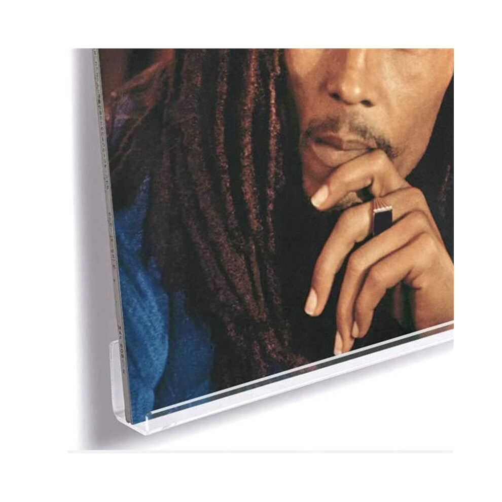 12X Acrylic Record Display Stand Shelf Clear Wall Mounted Vinyl Record Holder Floating Shelves Record Album Storage Rack 6032481399537
