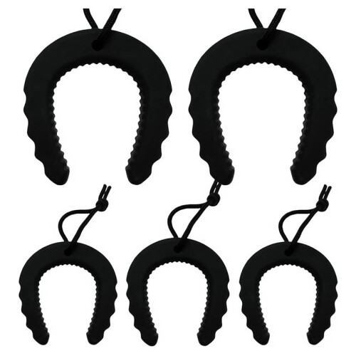 10Pack First Responder Deurstoppers, Deurklem voor Wetshandhaving, Hulpdiensten, Zwarte Deurstoppers Wig 1