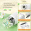 Digital Microscope for Kids with 2' HD IPS Screen 1000X Magnification USB PC Connectivity Yellow 4