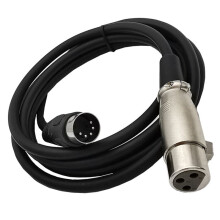 2X DIN 5 Stift Till XLR 3 Stift Ljudkabel för Matchande Musikinstrument eller Kablar med MIDI eller XLR DIN 5P Hane Till XLR Hona