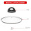 Universal Pot Lid Replacement Knobs, Heat Resistant Pan Lid Holding Handles (4 Pack), Small 3