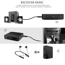3X 5.0 Empfänger Sender 2 im 1 3,5 mm Aux Buchse Cinch Hifi Musik Auto Tv Kopfhörer Lautsprecher Drahtloser Audio Adapter