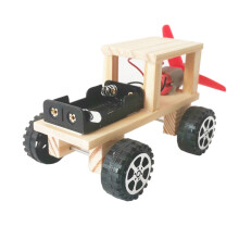 DIY Auto Kinderen Houten Puzzels Raceauto Studenten Handgemaakte Model Raceauto Montage Kit Jongens Wetenschap Model Raceauto