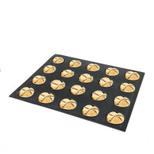 3X Moule en Silicone à 20 Trous Gâteau T Modèle de Pizza Moule à Hamburger à Pain Outil de Plateau de Cuisson Antiadhésif