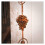 3X Pine Cone Shaped Rain Chain, Ancient Graffiti Pine Cone Decorative Hanging Chain, Metal Iron Bells 6