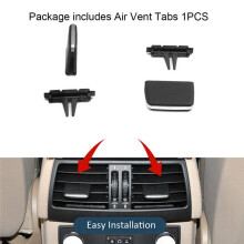 8X For- X5/X6 Air Vent Outlet Tab Clip , Rear Row Fresh Air Grille Clips For- X5 E70 2006-2012, X6 E71 2008-2013
