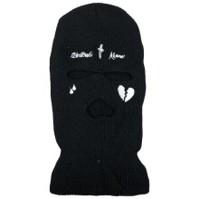 Gestrickte Skimaske, 3 Löcher, winter