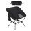 Foldable Camping Chair Ergonomic Designs Reinforced Iron-Black 1