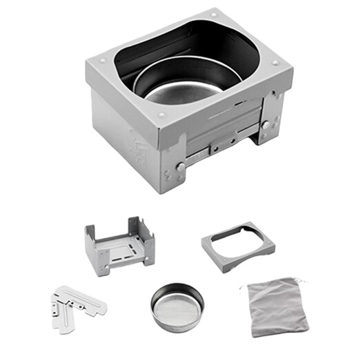 Quick Setup Foldable Stove Set with Side Panels Cover-type B