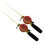 2pcs Ice Fishing Rod High Strength Plastic Construction-L 1