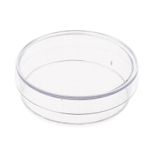 50 Pcs. 35mm x 10mm Sterile Plastic Petri Dishes with Lid for LB Plate Yeast (Transparent Color)