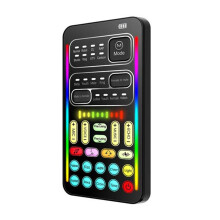 3X I9 Voice Changer Multiple Audio Effect Live Sound Cards Ultra-Thin Portable Live Sound Card