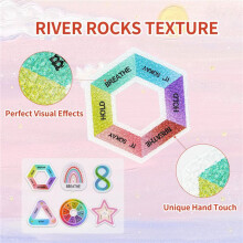 120 Pcs Calm Strips,Anxiety Sensory Stickers,Breath Strips,Anxiety Relief Items for Mood Calming Stress Relief Stickers
