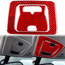 Carbon Fiber Interior Trim Roof Reading Light Cover for Chevrolet Impala 20062013 Red Kit