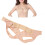 Adjustable Women’s Breathable Nylon Chest & Back Shaper, Size L 1