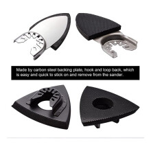 208Pcs Oscillating Tool Detail Sanding Pads, 4Pcs Triangle Sanding Pads and 4Pcs Finger Sanding Pad, 200Pcs Sandpaper