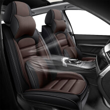 CustomFit Breathable Waterproof Leather Car Seat Covers for Mercury Mountaineer 20002010 Black Coffee with Pillows