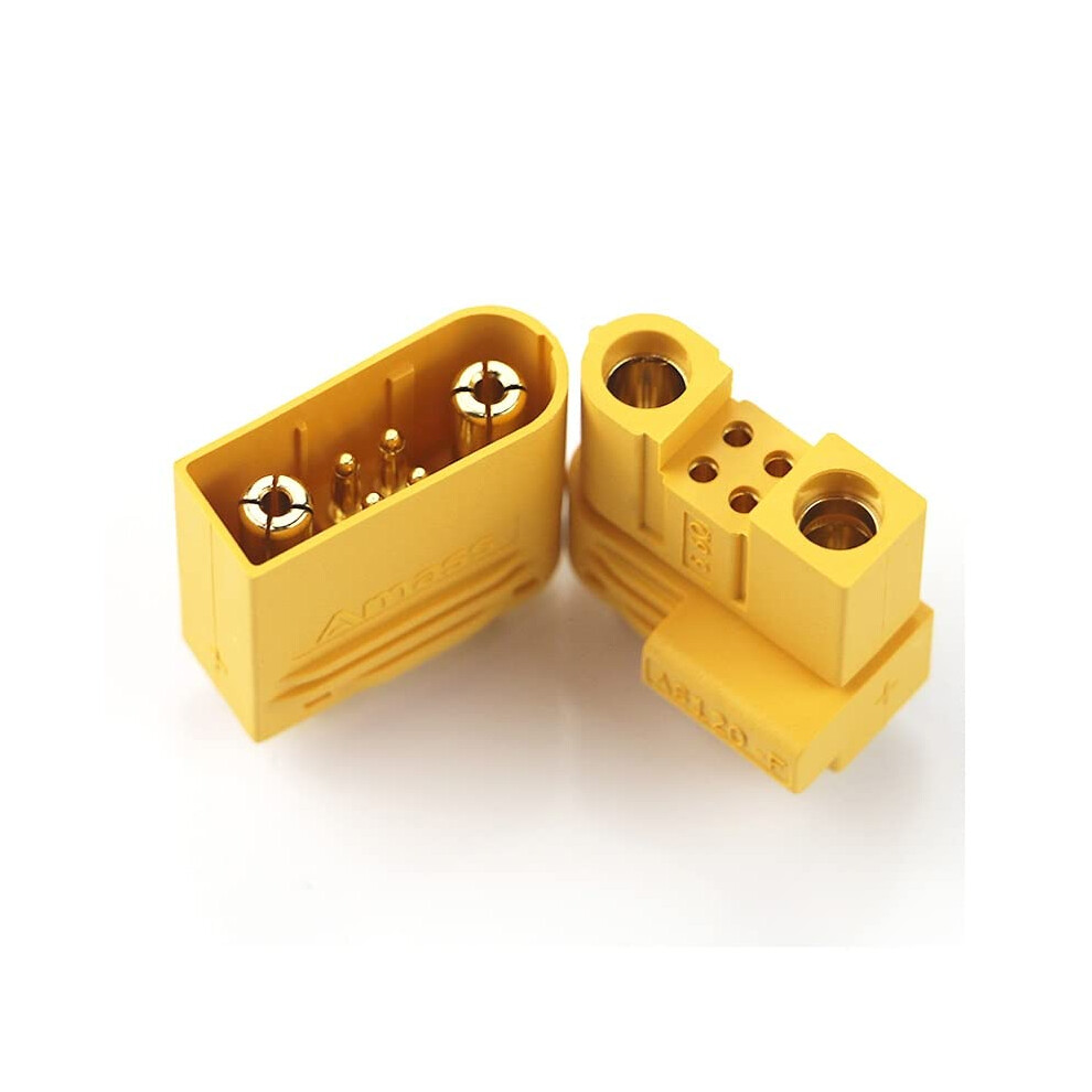 As120 Connector 10 Pair Set For Fpv Racing Drone Lipo Battery, Goldplated Current Plug For Rc Models 9073542704362