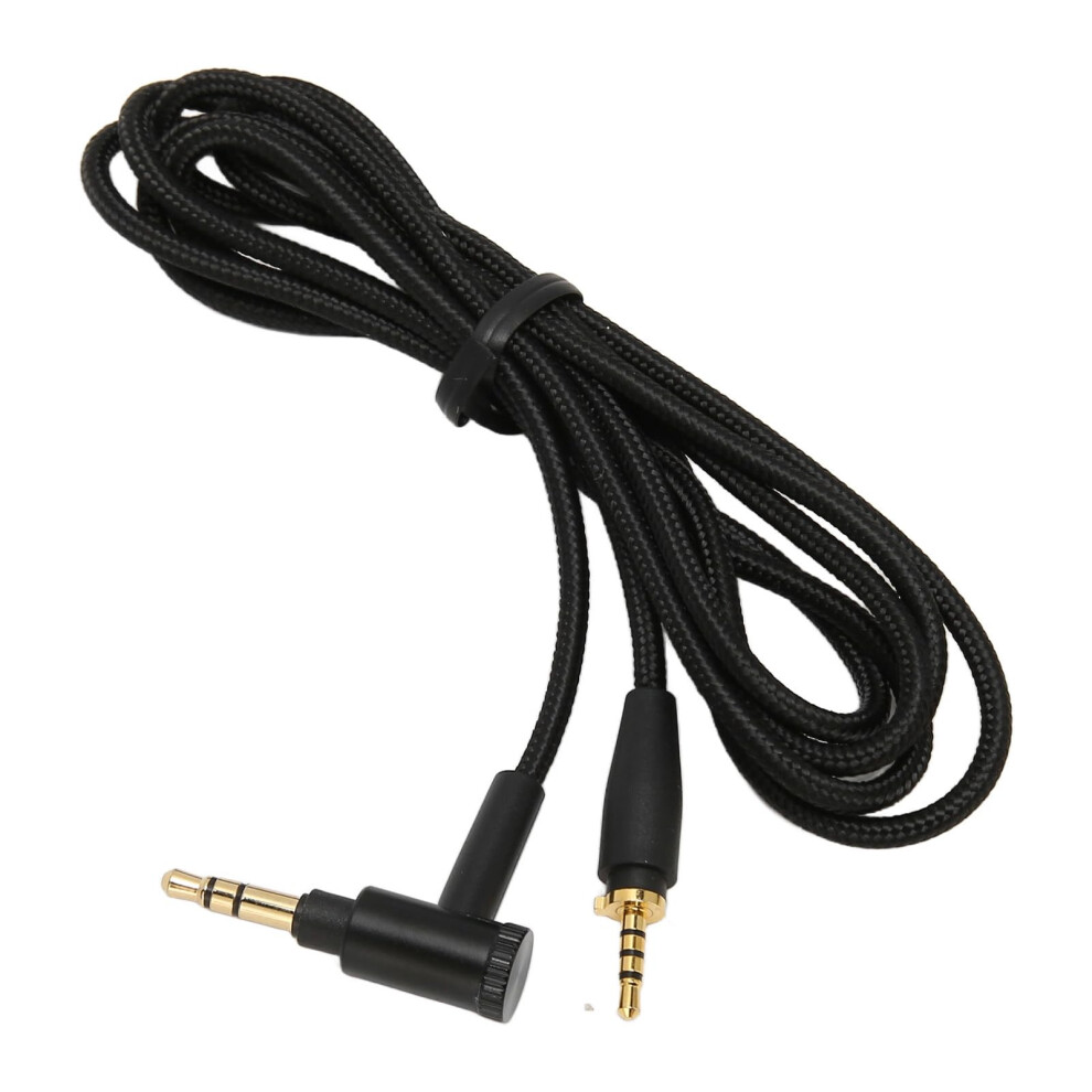 Headphone Replacement Cable 1.5M Ofc Plated 3.5Mm Nylon Braided Audio Cord For Xl Headphones Gold 9771547563457