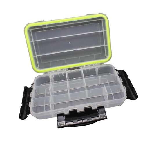 Baits Container With Triples Edges Latches-Small White