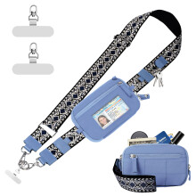 Sport Fanny Pack Frauen Gürtel Tasche Männer Laufen-Hellblau