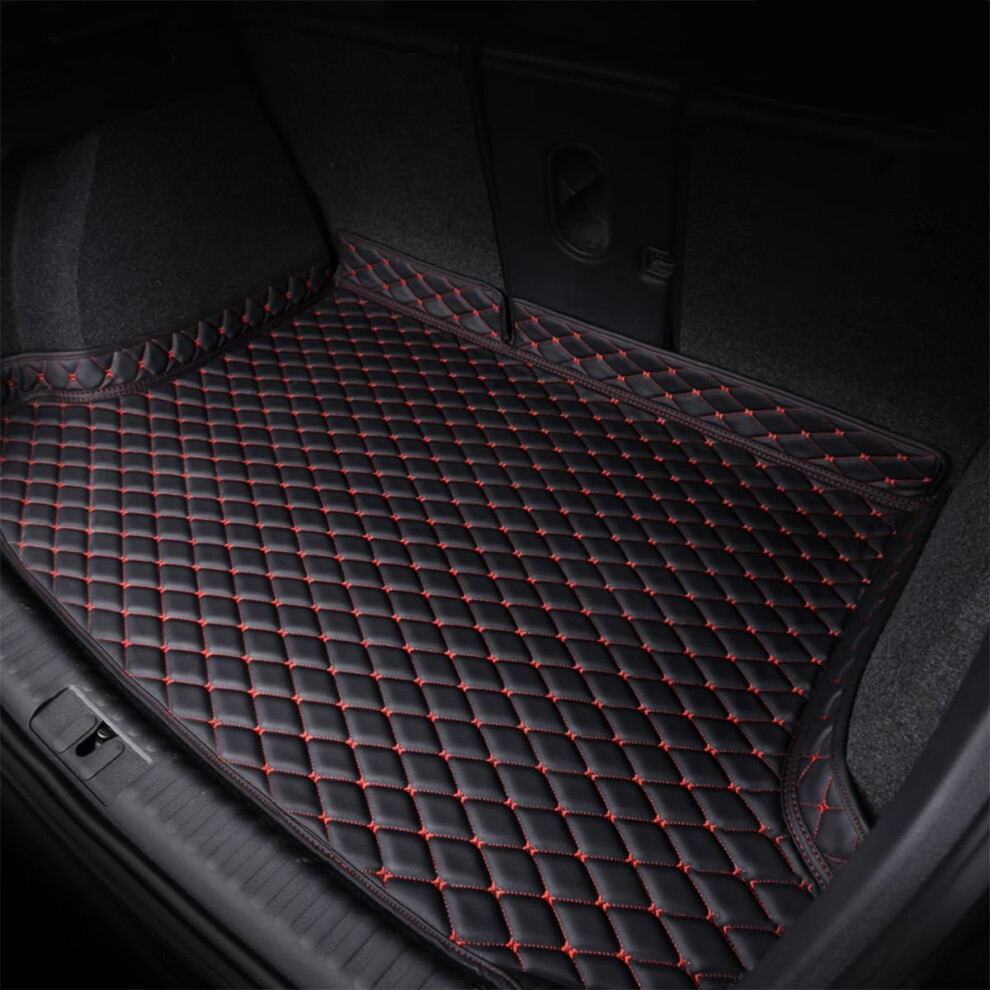 Trunk Mat For Infiniti Q50 20142015, Custom Fit Leather Cargo Liner, All Weather, Antiscratch, Easy Clean 9092120187526