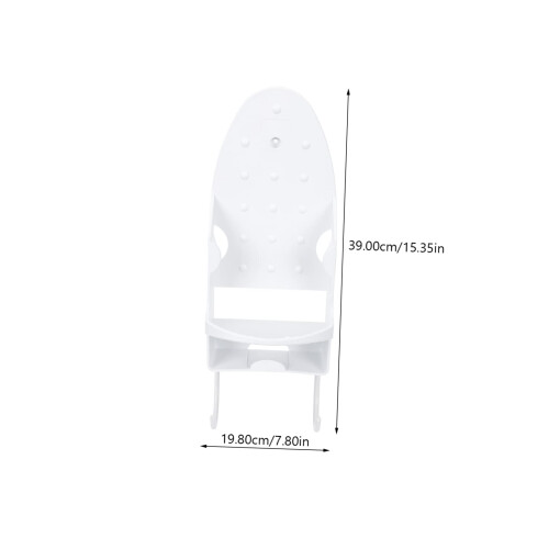 Wall Mounted Ironing Board and Iron Holder Rack, Space Saving Metal Storage Organizer 1