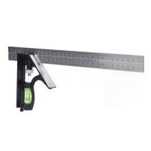 Stainless Steel Combination Square 0-300mm Carpenter Ruler Tool