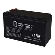 12V 7Ah Sealed Lead Acid Battery Replacement for APC BK400B, Reliable Backup Power, F2 Terminal