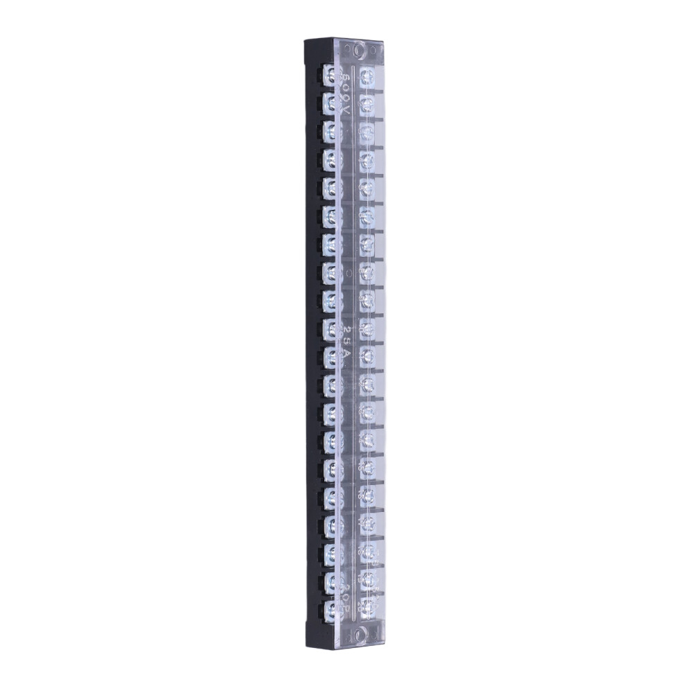 TB-2520 20 Position Dual Row Terminal Block 600V