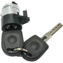 Ignition Lock Cylinder for VW Jetta Passat Beetle Golf 19982010, Direct Fit Replacement Black