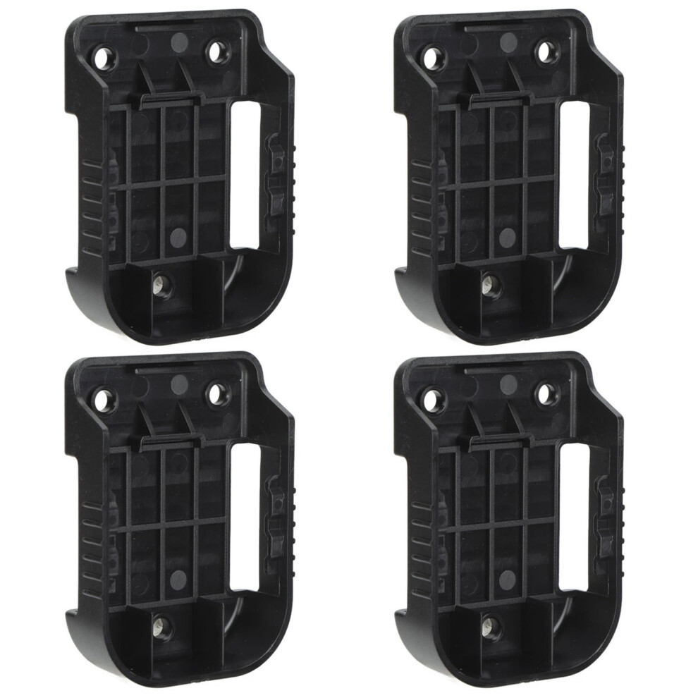 10Pcs Black Lithium Battery Mount Holder For 18V Power Tools 6941390577298