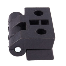 5pcs 63mm x 50mm Cabinet Plastic Hinge Door Hinges Hinge Black