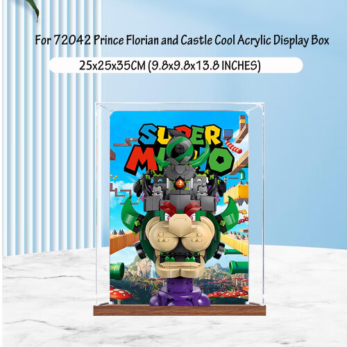 Acrylic Display Case for  72042 Castle Model, Clear Dustproof Protective Enclosure, Tool Assembly 1