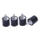 12Pcs M4 Outside Inside Anti Vibration Rubber Buffer Insulator Attachment 15mmx15mm 2