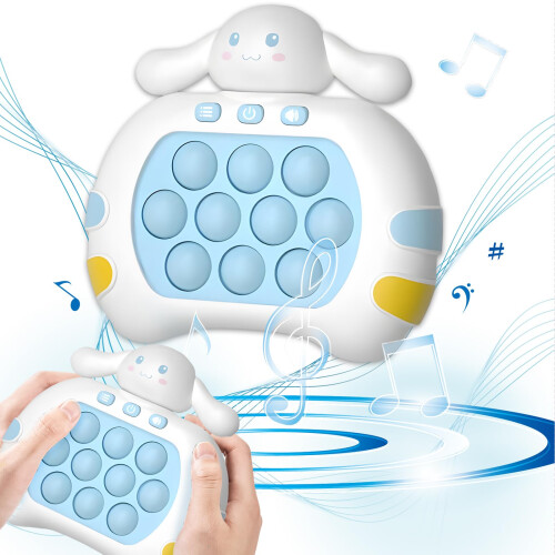 Pop It Electronic Game Console with Quick Push Bubbles, Handheld Fidget Toy for Kids Stress Relief