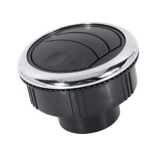 87mm Universal Round RV Air Vent Louver with Adjustable Airflow Control for Camper Boat Yacht