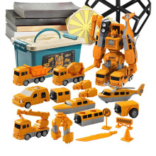 Magnetic Building Blocks 26in1 Transform Car and Robot STEM Toy Set for Kids Creative Play