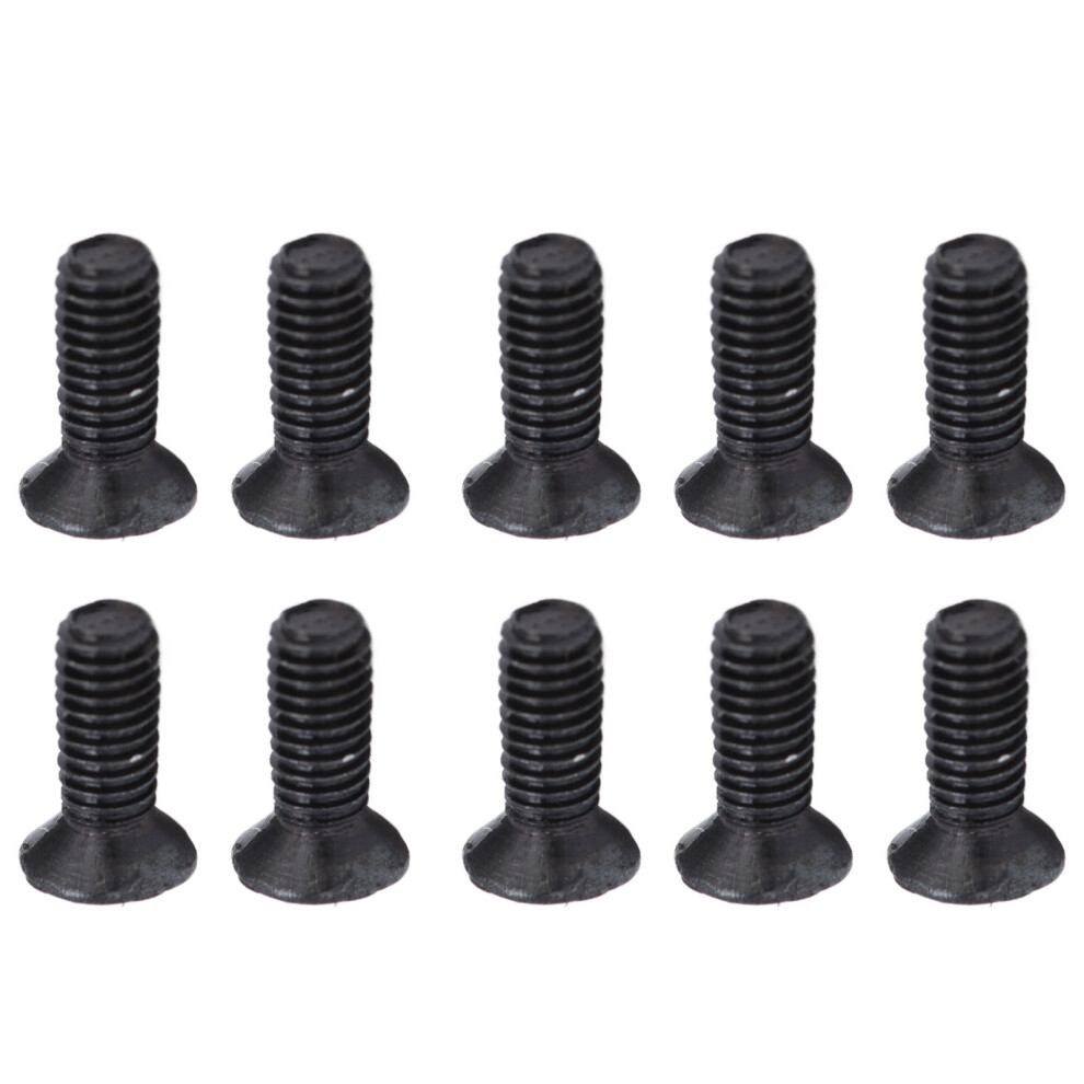 Assorted Din 965 Cross Screws M3x6 Black Galvanized Countersunk 50Pcs Kit 5051390577783