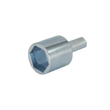 RV Leveling Scissor Jack Socket Drill Adapter, Fits 3/8Inch and 1/2Inch Power Drills, Works with 3/4Inch Hex Drive Jacks