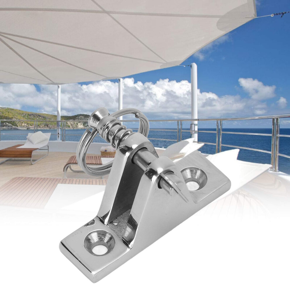 316 Stainless Steel 90 Deck Hinge For Bimini Top Removable Marine Hardware 4241390578014