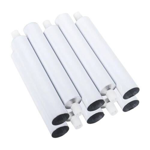 10Pcs Empty Aluminum Paint Tubes Refillable Leakproof Storage for Acrylic and Art Paint Samples
