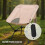 Ergonomic Outdoor Folding Chair Iron Construction-Black 7