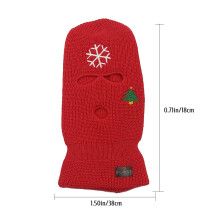 Sturmhaube Winter warm gestrickt