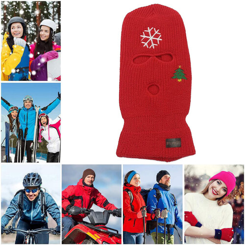 3-Loch-Sturmhaube Winter Ski