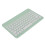 Wireless Bluetooth Keyboard for IOS/Android/Windows, Green, 150mAh 13