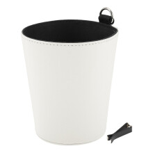Car Trash Can for Ford Bronco 20212024, Durable Leather Hanging Garbage Bin with Easy Clean Bag
