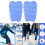 Quick Stick Closure Soft Texture Snowboard-transparent blue 3