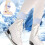 Quick Stick Closure Soft Texture Snowboard-transparent blue 7
