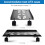 Small PC Tower Stand with Rolling Caster Wheels, Heavy Duty CPU Stand Riser for Gaming PC Under Desk 3
